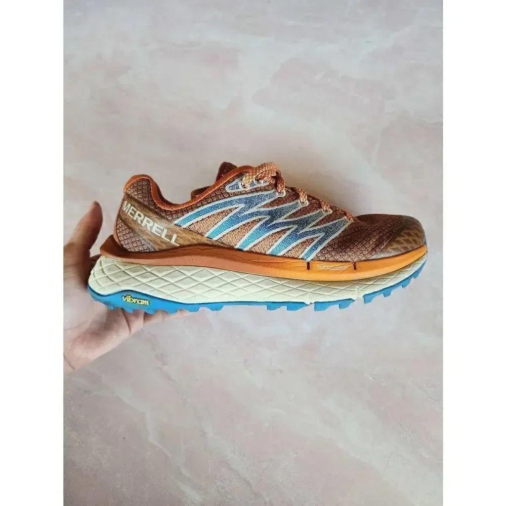 Merrell Rubato women's 6.5 bright orange athletic sneakers Burnished